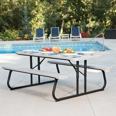 Lifetime 6-Foot Classic Folding Picnic Table - Image 24