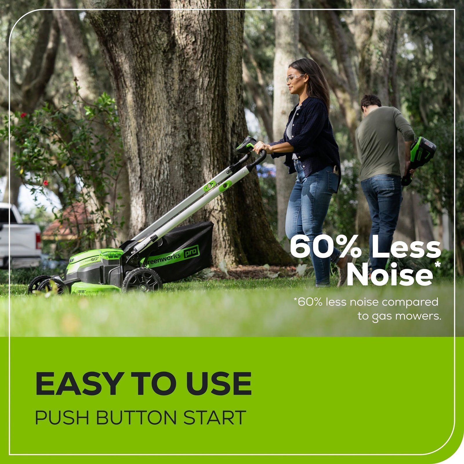 Greenworks 60V 25" Cordless Brushless Self-Propelled Mower + Two (2) 4.0Ah Batteries & Dual Port Charger - Image 10
