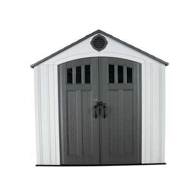 Lifetime 15-ft x 8-ft Dual Entry Outdoor Storage Shed - Image 18