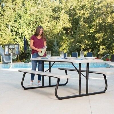 Lifetime 6-Foot Classic Folding Picnic Table - Image 28