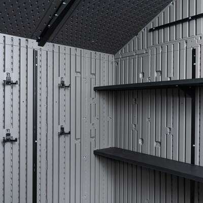 Lifetime 20 x 8 Foot Outdoor Storage Shed - Image 31