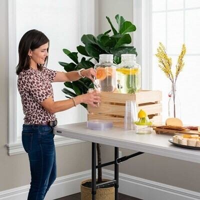 Lifetime 6-Foot Adjustable Height Nesting Table (Commercial) - Image 30