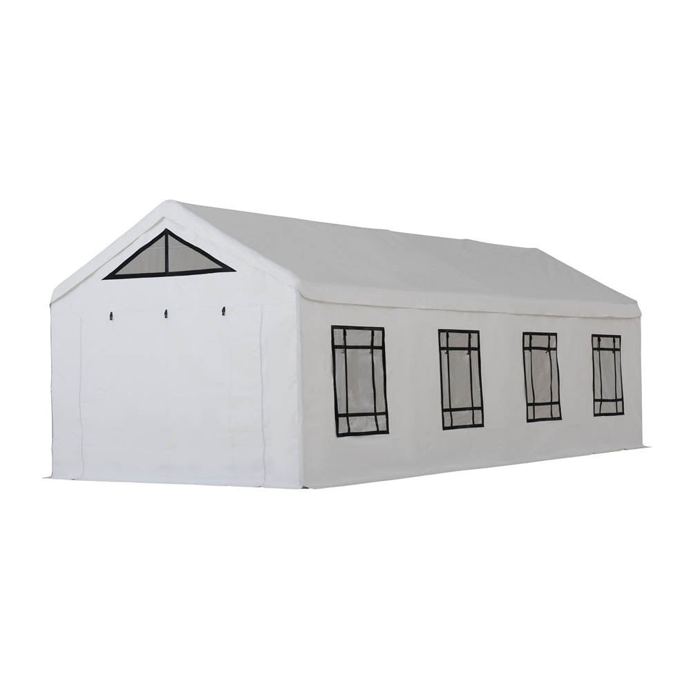 SUNJOY 12x30 Sundale Party Tent with 8 Removable PE Windows and 2 Roll-up Side Walls - Image 13