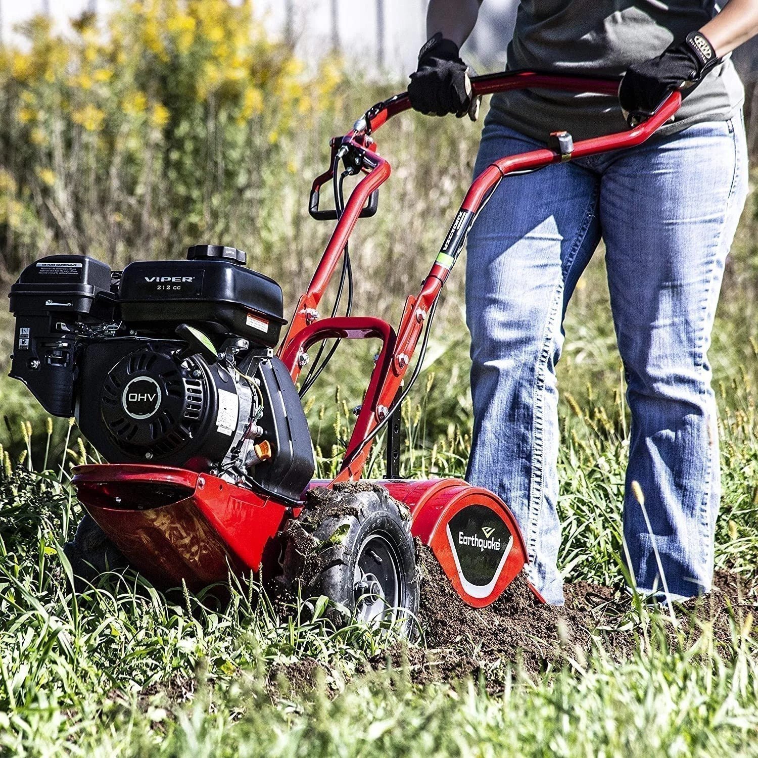 Earthquake Victory 33970 Rear Tine Tiller 212cc 4-Cycle Viper Engine - Image 4