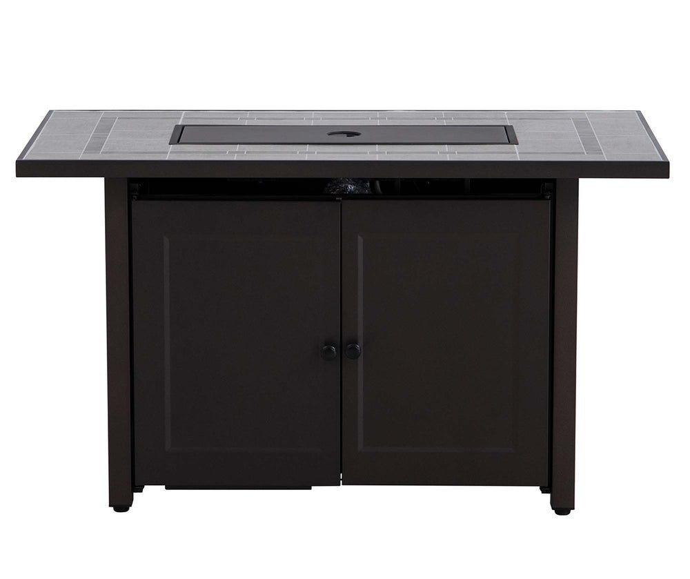 SUNJOY 44 Inch Propane Gas Fire Pit Table with Tile Tabletop & Lava Rocks - Image 16