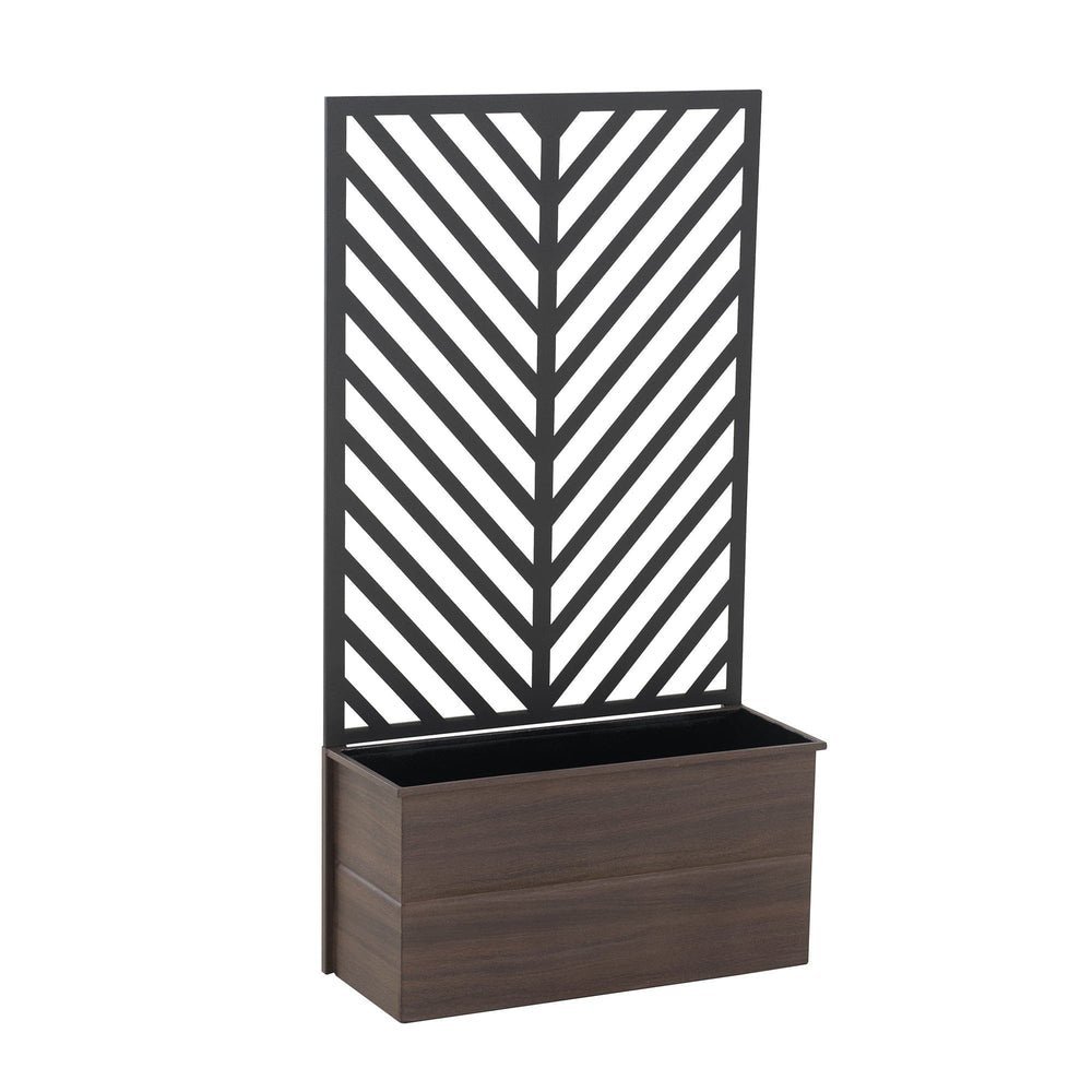 SUNJOY Raised Garden Bed with Trellis - Screen & Planter Box Combo - Image 2
