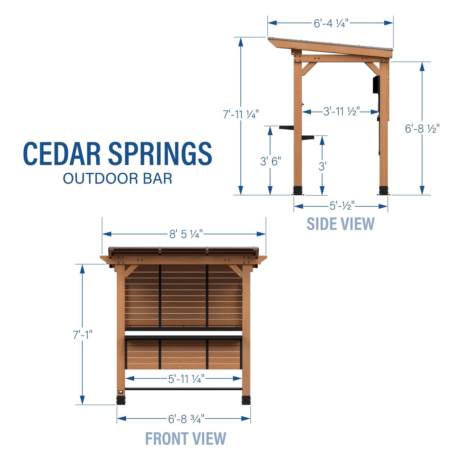 Cedar Springs Outdoor Bar - Image 2