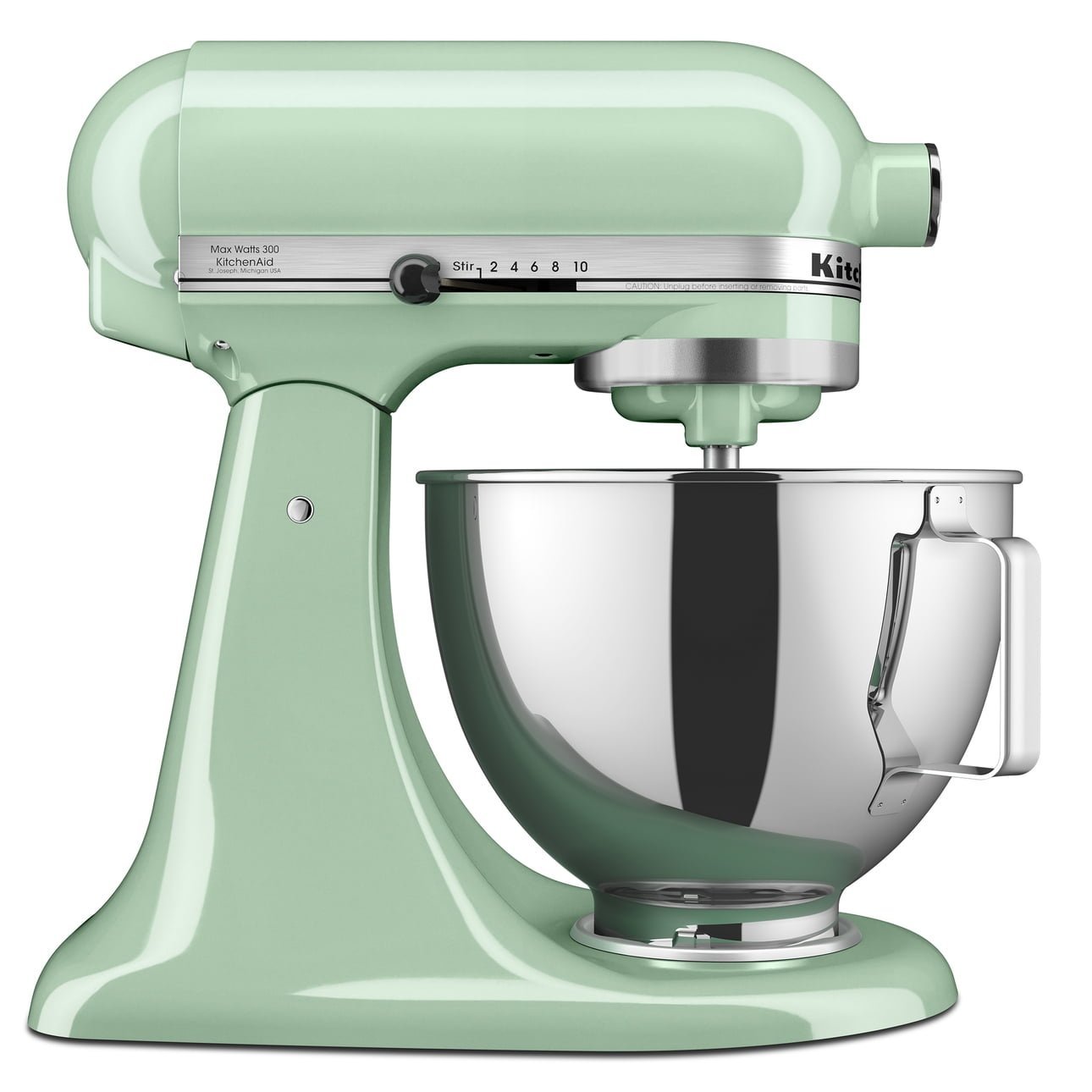Deluxe 4.5 Quart Tilt-Head Stand Mixer - Mineral Water Blue - Image 5