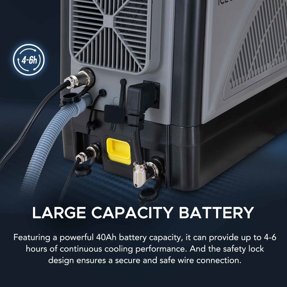 SUNJOY IceCove Portable Air Conditioner Power Bank for Outdoor Tents and Indoors - Gray - Image 5
