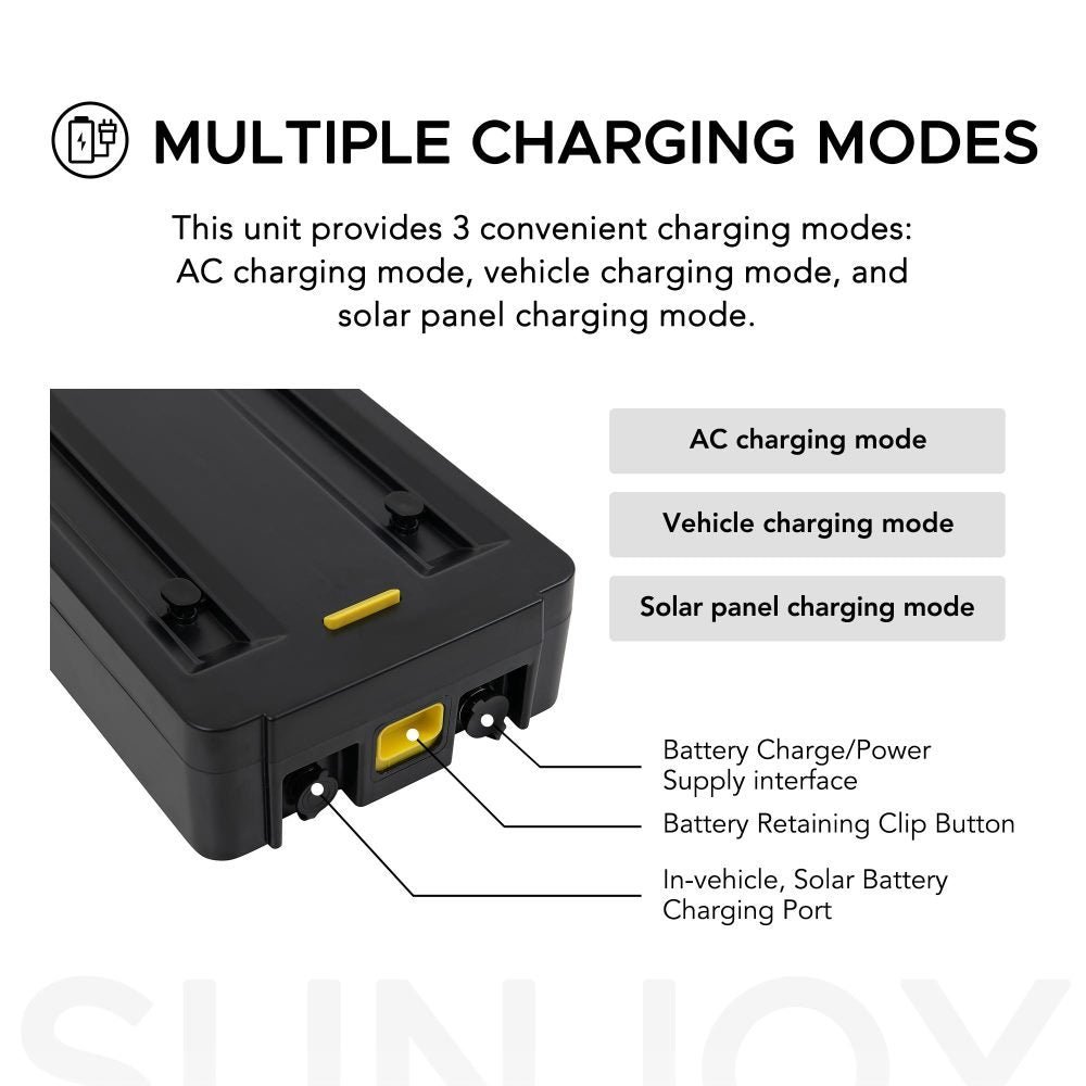 SUNJOY IceCove Portable Air Conditioner Power Bank for Outdoor Tents and Indoors - Gray - Image 6