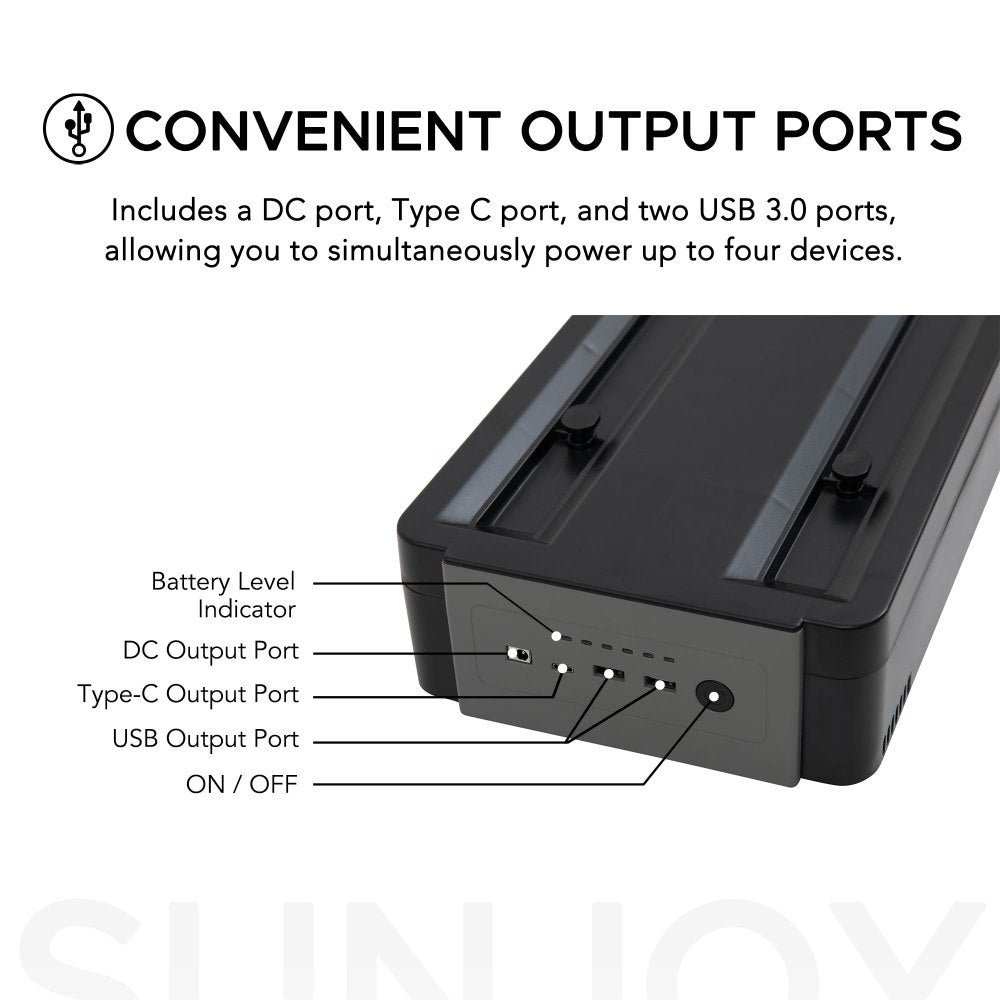 SUNJOY IceCove Portable Air Conditioner with 2 Power Bank for Outdoor Tents and Indoors - Gray - Image 18