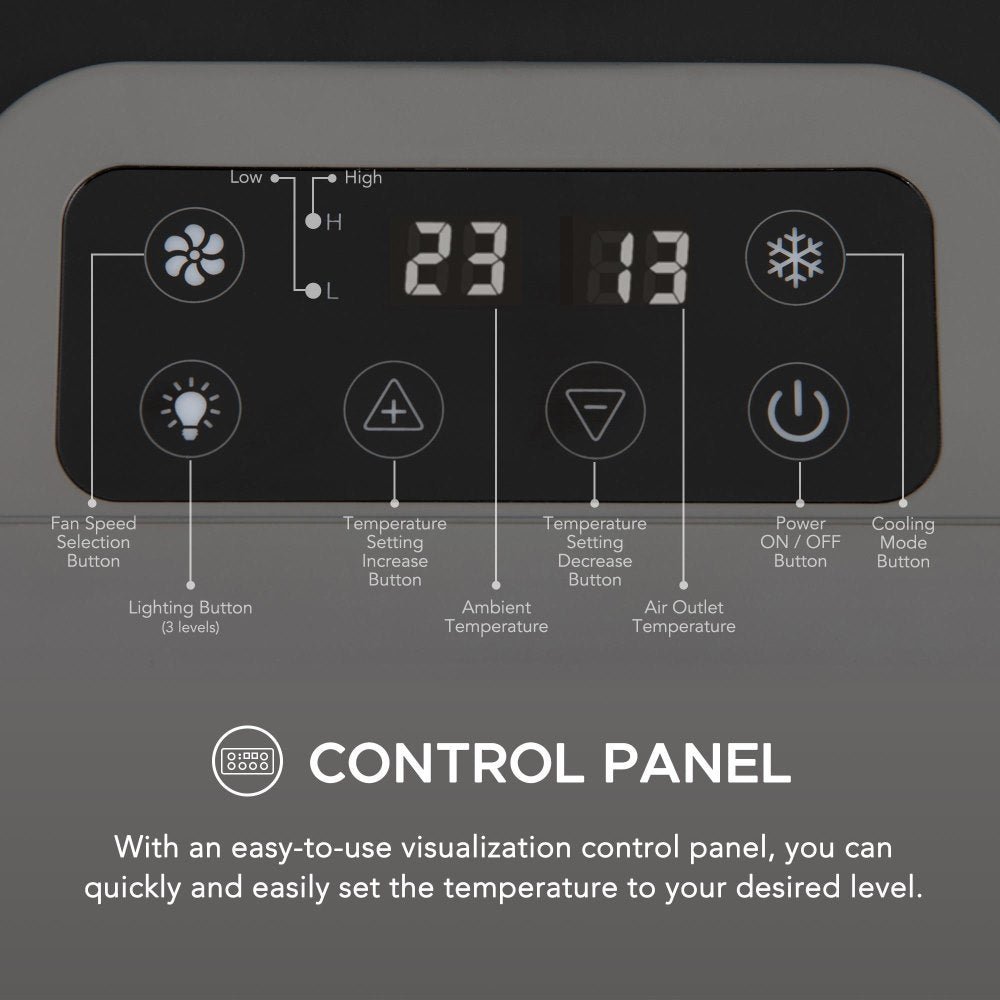 SUNJOY IceCove Portable Air Conditioner with 1 Power Bank for Outdoor Tents and Indoors - Gray - Image 8