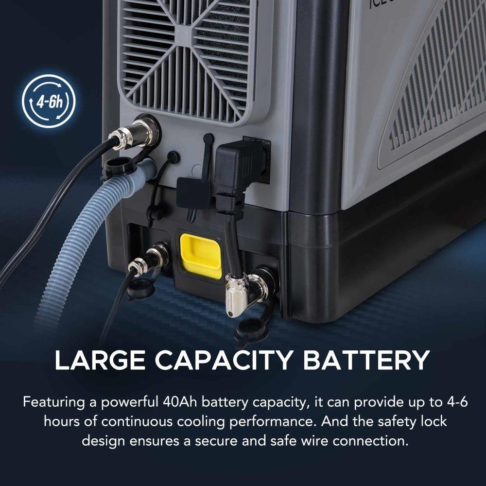 SUNJOY IceCove Portable Air Conditioner with 2 Power Bank for Outdoor Tents and Indoors - Gray - Image 15