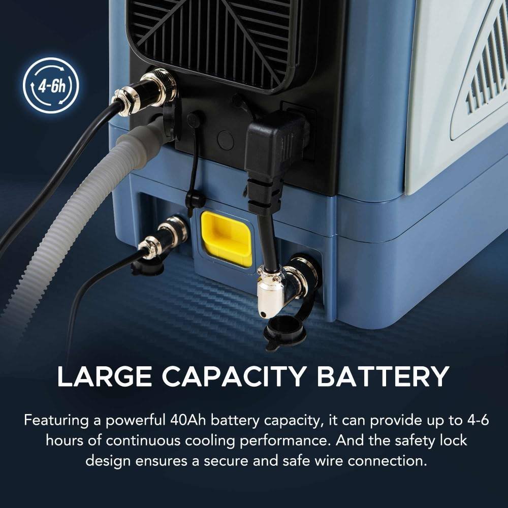 SUNJOY IceCove Portable Air Conditioner with 2 Power Bank for Outdoor Tents and Indoors - Blue - Image 18
