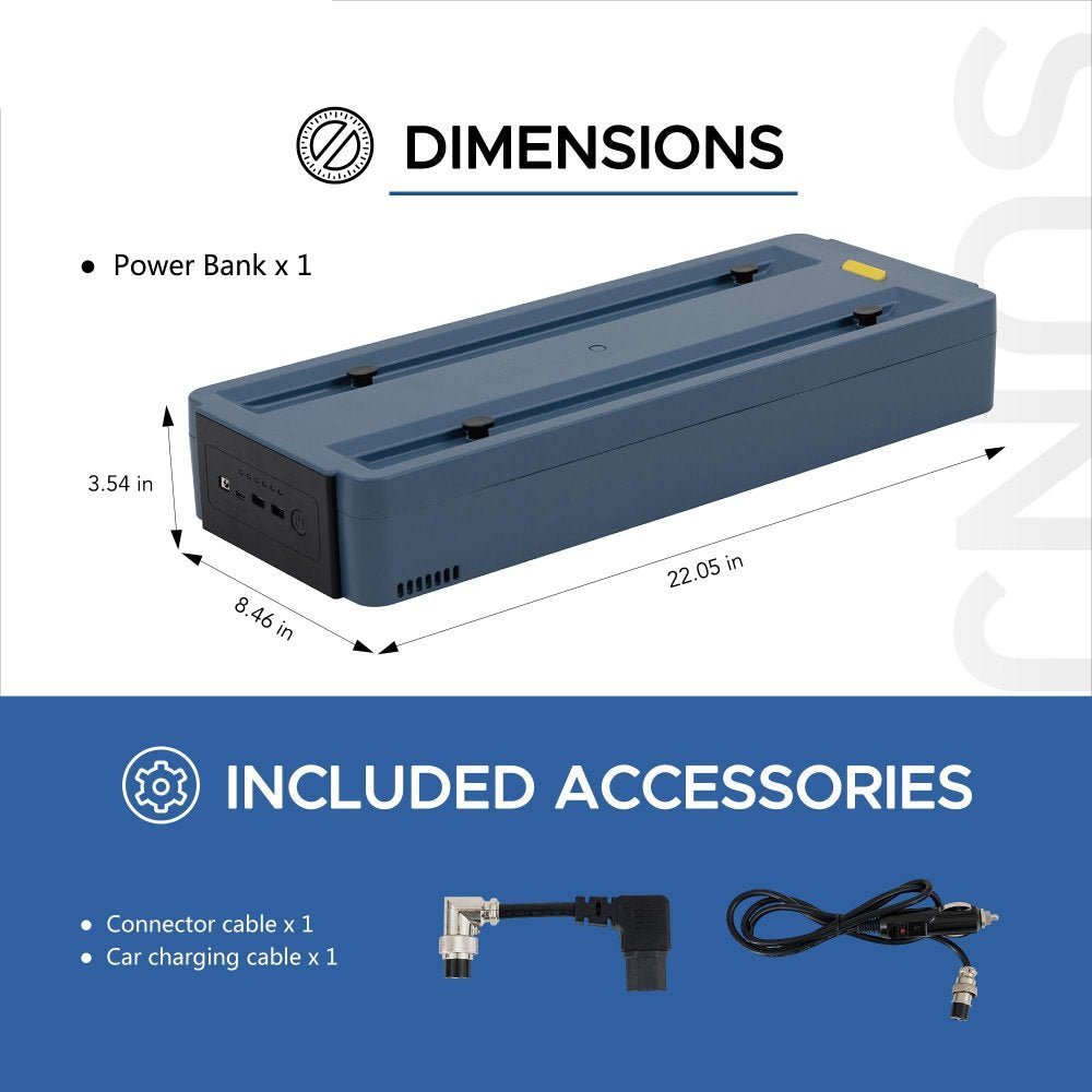 SUNJOY IceCove Portable Air Conditioner with 1 Power Bank for Outdoor Tents and Indoors - Blue - Image 19