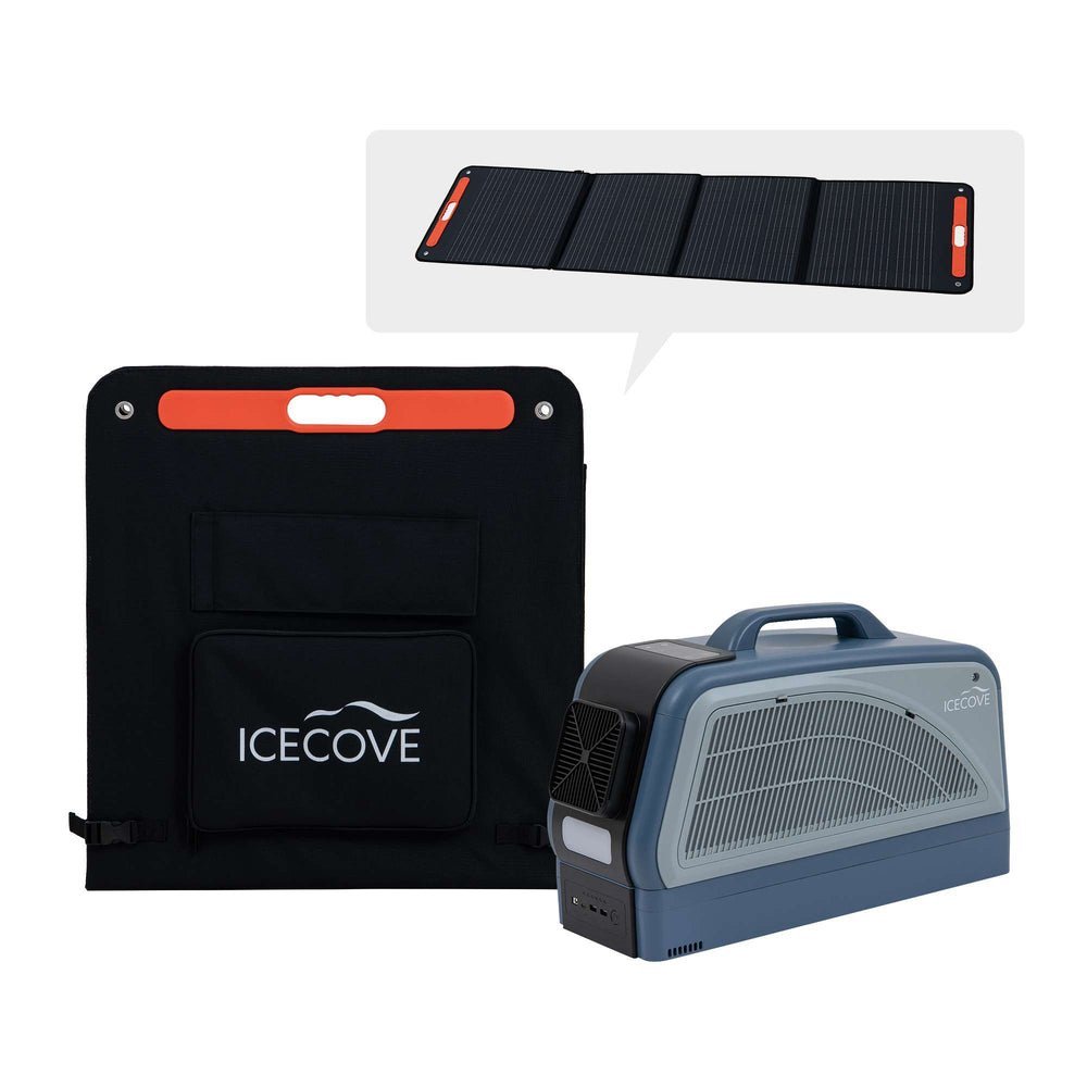 SUNJOY IceCove Portable Air Conditioner with Power Bank and Solar Panel for Outdoor Tents and Indoors - Blue - Image 2