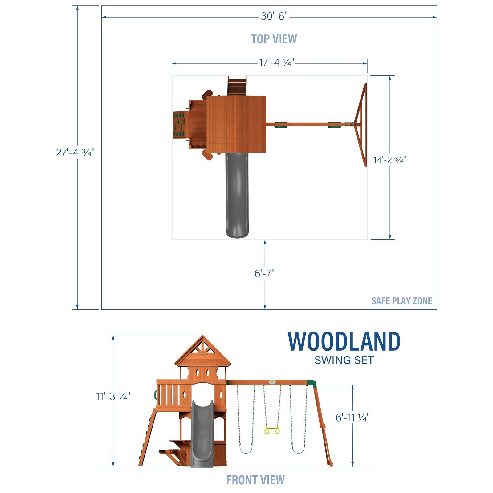 Woodland Swing Set - Image 2