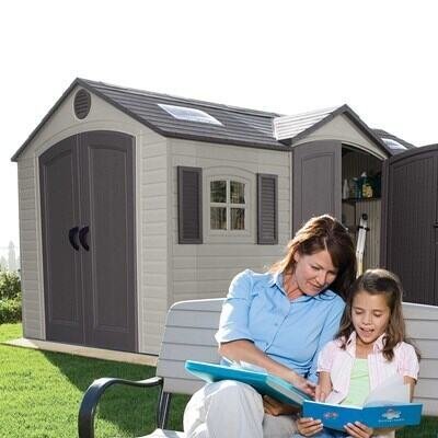 Lifetime 15 Ft. x 8 Ft. Outdoor Storage Shed - Image 14