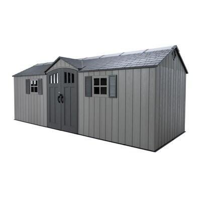 Lifetime 20 x 8 Foot Outdoor Storage Shed - Image 22