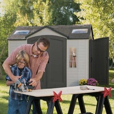 Lifetime 10 Ft. x 8 Ft. Outdoor Storage Shed - Image 12