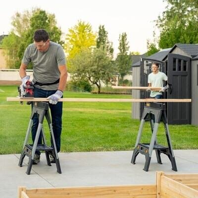 Lifetime 20 x 8 Foot Outdoor Storage Shed - Image 38