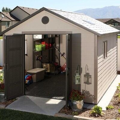 Lifetime 11 Ft. x 13.5 Ft. Outdoor Storage Shed - Image 38