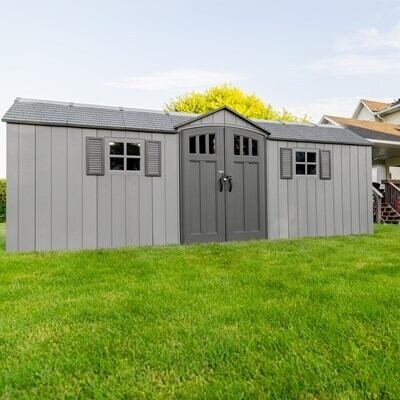 Lifetime 20 x 8 Foot Outdoor Storage Shed - Image 11