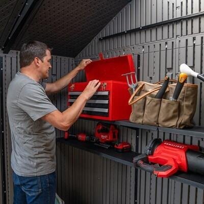 Lifetime 20 x 8 Foot Outdoor Storage Shed - Image 59