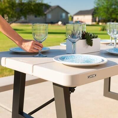 Lifetime 6-Foot W-Frame Folding Picnic Table - Image 28