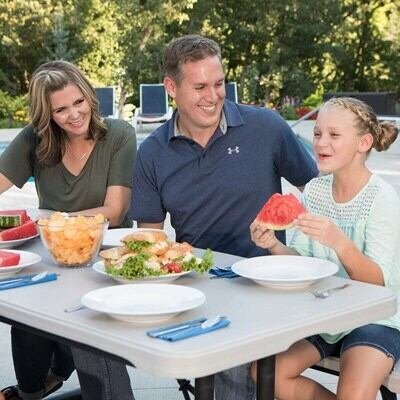 Lifetime 6-Foot Classic Folding Picnic Table - Image 19