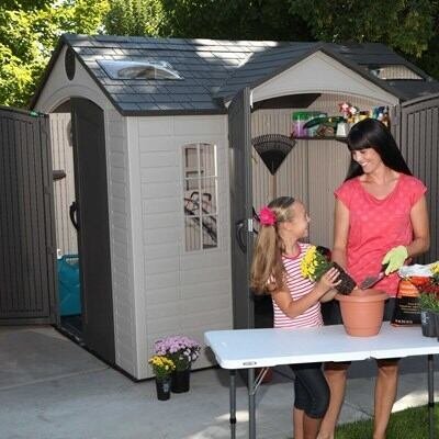 Lifetime 10 Ft. x 8 Ft. Outdoor Storage Shed - Image 13