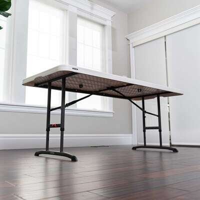 Lifetime 6-Foot Adjustable Height Nesting Table (Commercial) - Image 32