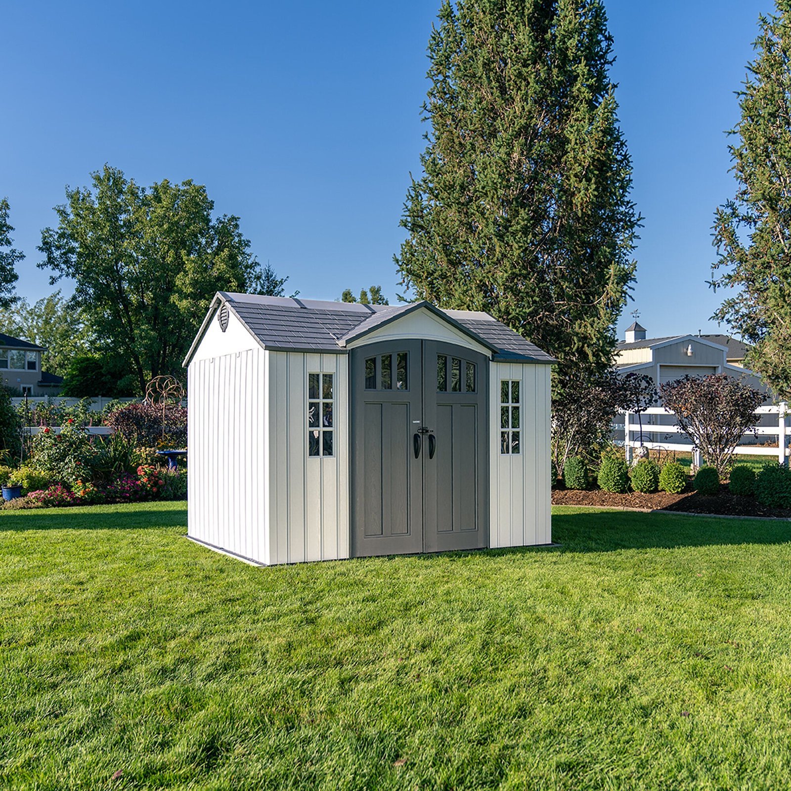Lifetime 10 Ft. X 8 Ft. Side Entry Outdoor Storage Shed - Image 7