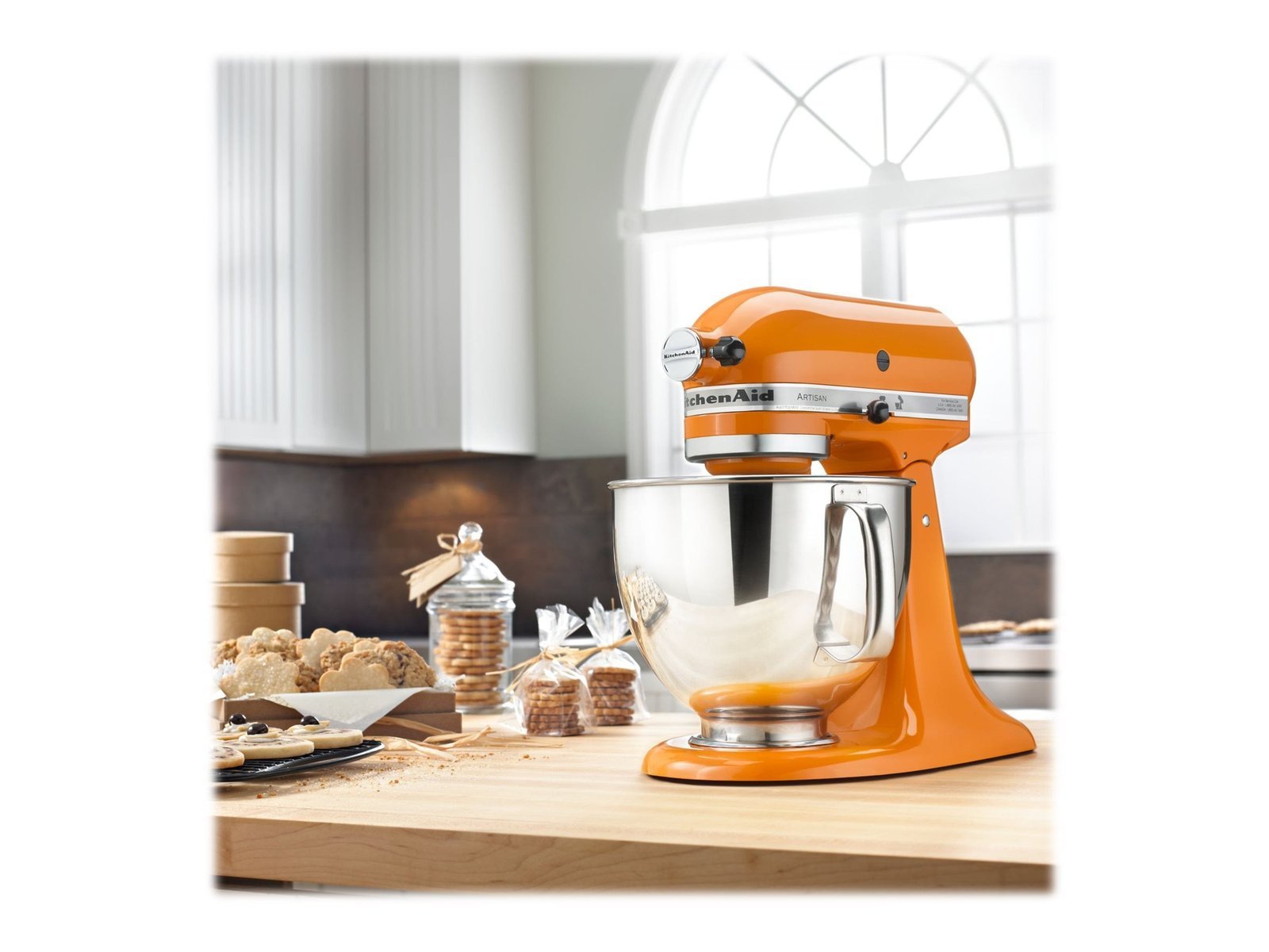 ArtisanĀ® Series 5 Quart Tilt-Head Stand Mixer - Tangerine - Image 5