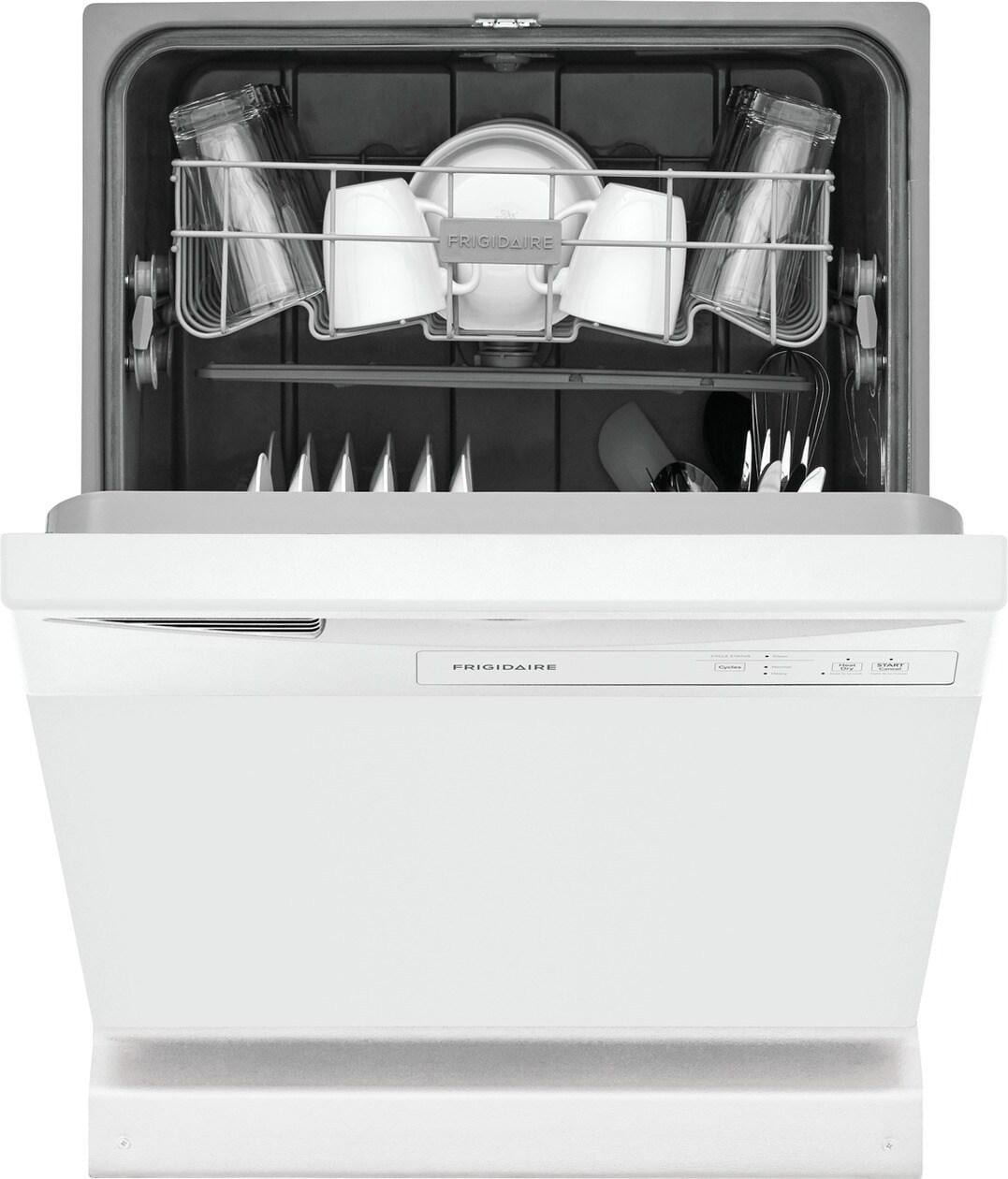 Frigidaire FDPC4221AW 24" Built-In Dishwasher, Front Control, White - Image 4