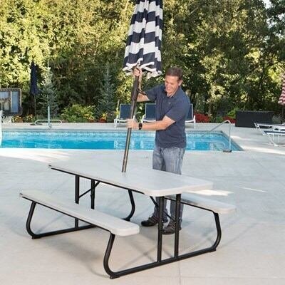 Lifetime 6-Foot Classic Folding Picnic Table - Image 29
