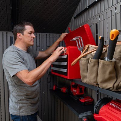 Lifetime 20 x 8 Foot Outdoor Storage Shed - Image 58