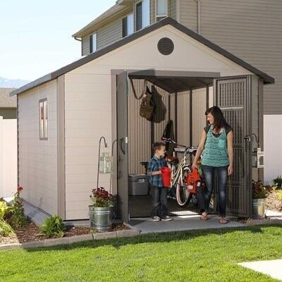 Lifetime 11 Ft. x 13.5 Ft. Outdoor Storage Shed - Image 42