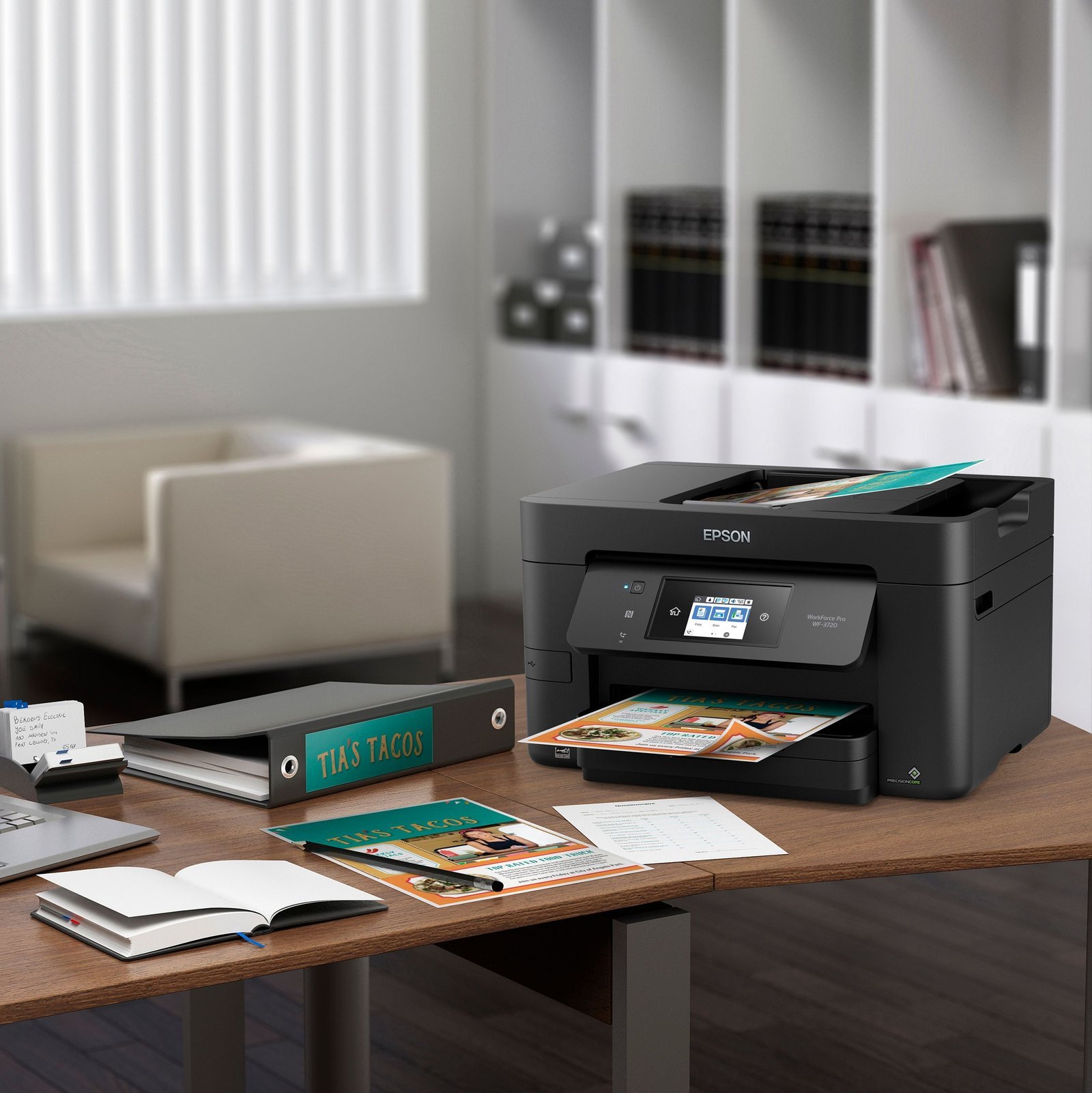 Epson WorkForce Pro WF-3720 Wireless All-in-One Color Inkjet Printer - Image 3