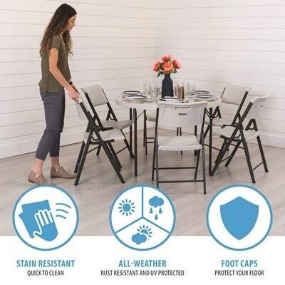 Lifetime 48-Inch Round Nesting Table (Light Commercial) - Image 8