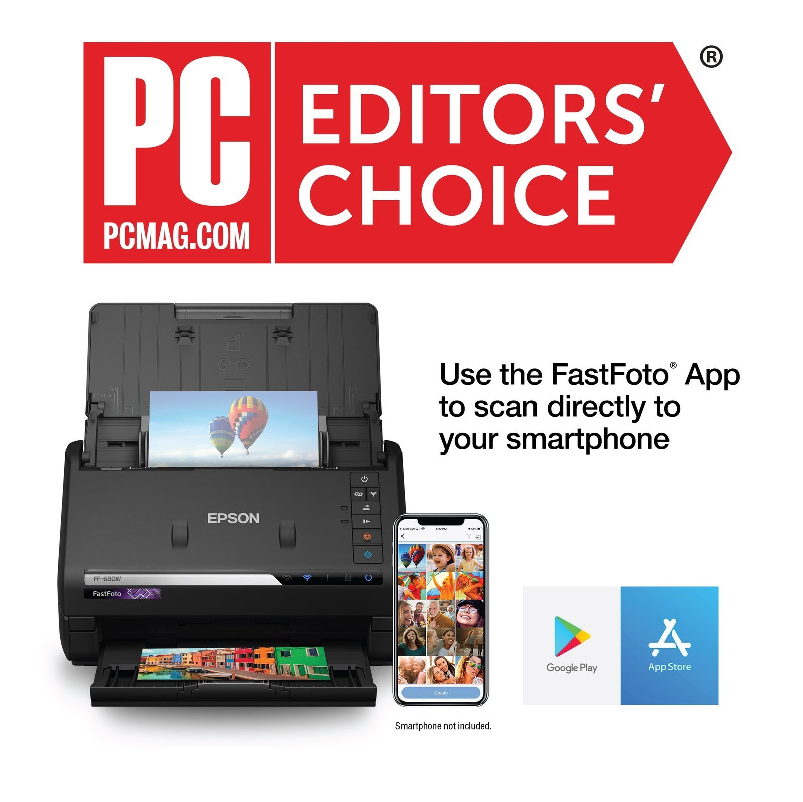 Epson FastFoto FF-680W Wireless High-speed Photo and Document Scanning System - Image 2