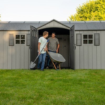 Lifetime 20 x 8 Foot Outdoor Storage Shed - Image 48