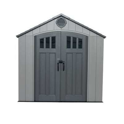 Lifetime 20 x 8 Foot Outdoor Storage Shed - Image 27