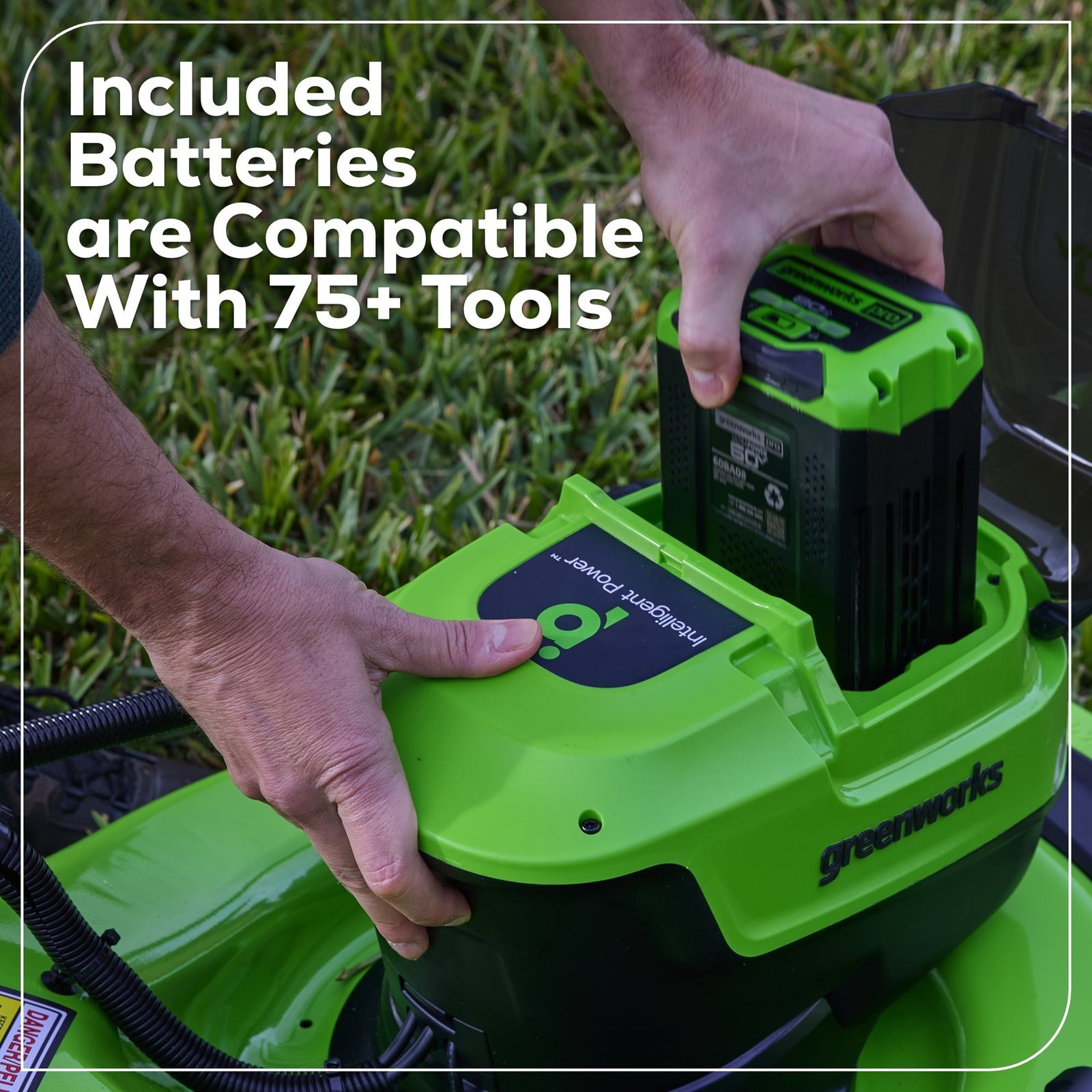 Greenworks 60V 21" Self Propelled Lawn Mower with (1) 8.0 Ah Battery & Rapid Charger 2546402 - Image 14