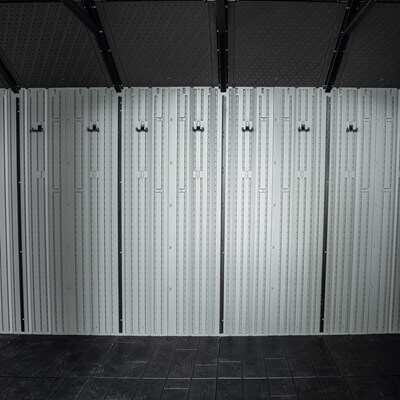 Lifetime 15-ft x 8-ft Dual Entry Outdoor Storage Shed - Image 24