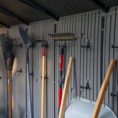 Lifetime 20 x 8 Foot Outdoor Storage Shed - Image 49