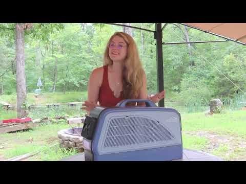 SUNJOY IceCove Portable Air Conditioner with 2 Power Bank for Outdoor Tents and Indoors - Blue - Image 3