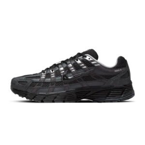 Nike P-6000 Suede Anthracite Black Chrome Metallic Silver