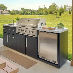 Emory 9' Outdoor Kitchen Island