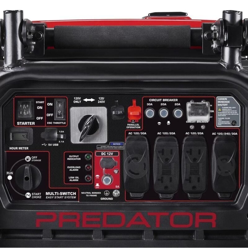 Predator Super Quiet Inverter 9500 Watt Generator with Co Secure Technology - Image 2